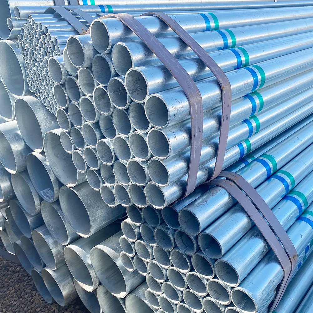 Dn 25 Dn50 3 Inch 32 Inch 10 ft Large Diameter Round square and Rectangular Galvanized Steel Pipe