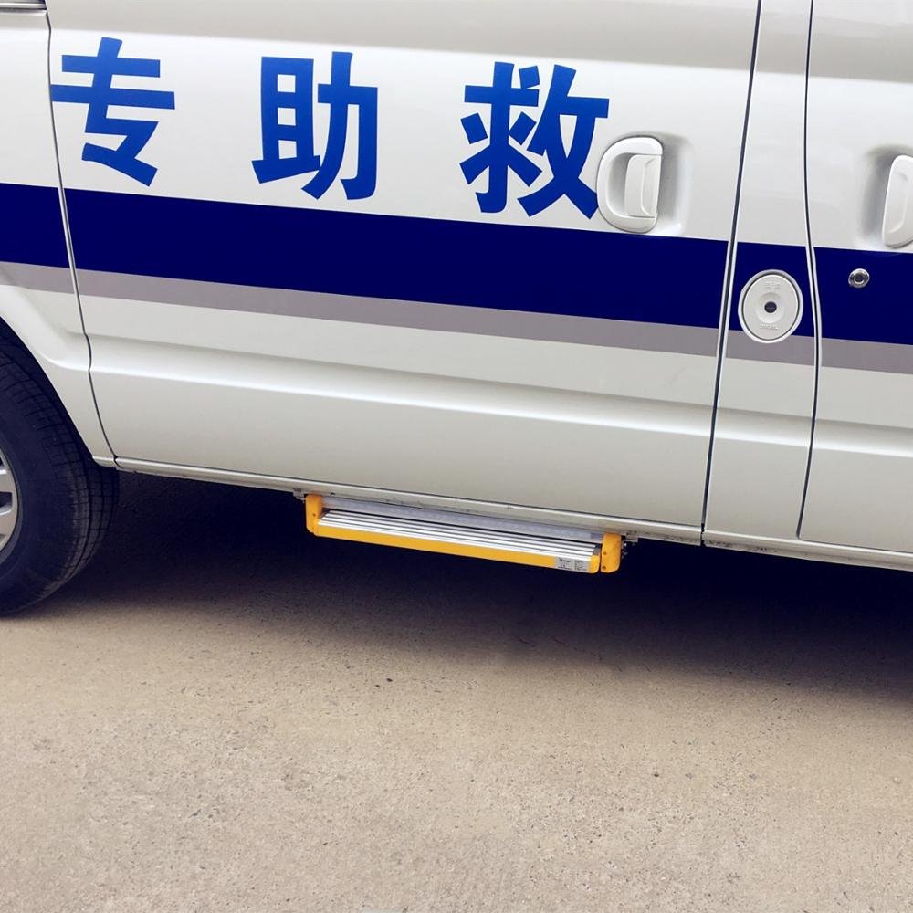 Electric Automatic Sliding Step RV Van Caravan Camper Door Slide Footboard Step for Trailer Motorhome 250kg Capacity 12V Motor