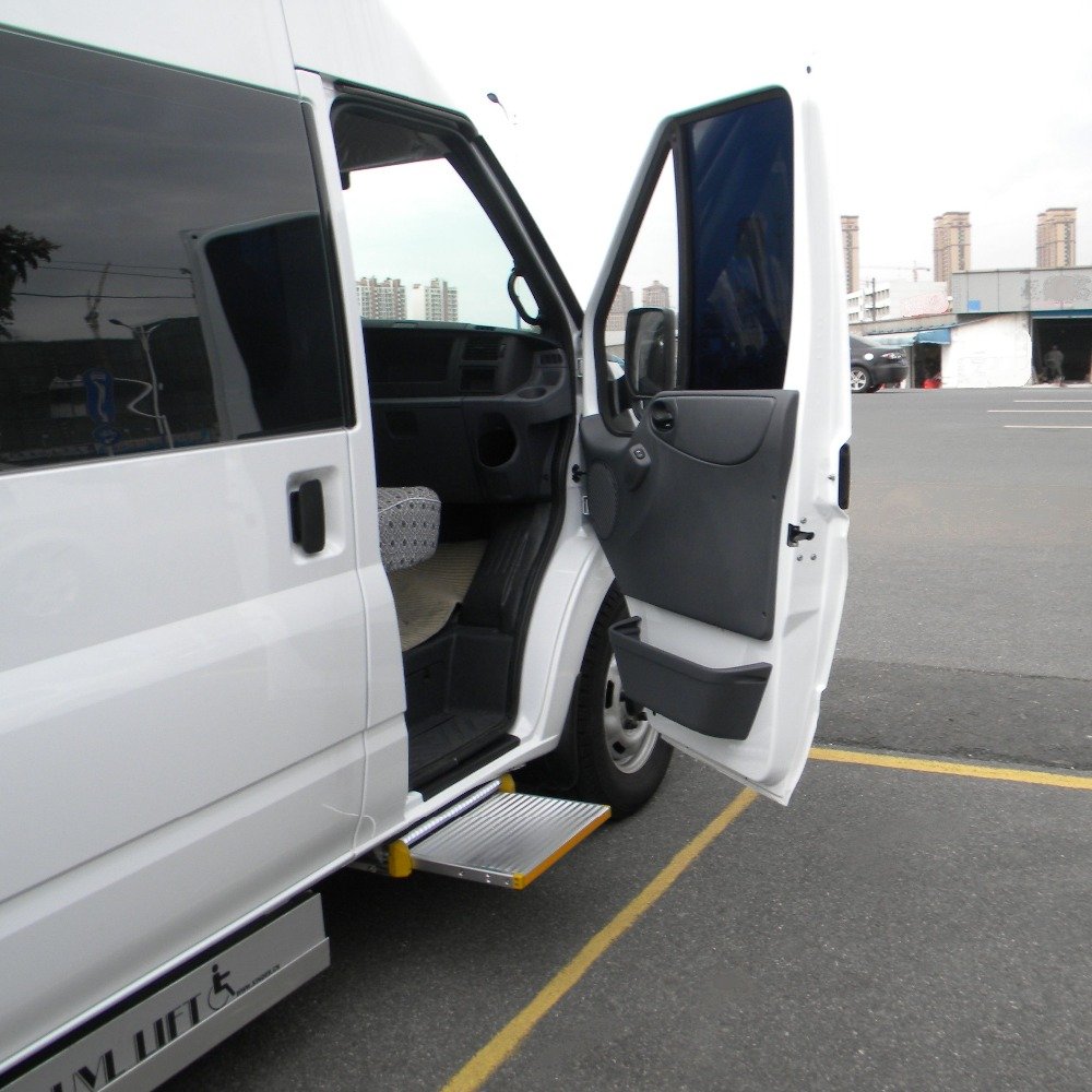 Electric Automatic Sliding Step RV Van Caravan Camper Door Slide Footboard Step for Trailer Motorhome 250kg Capacity 12V Motor