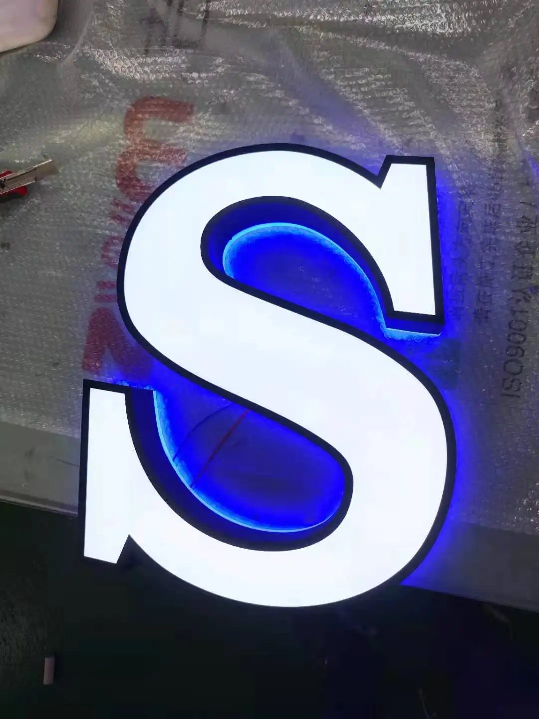 Outdoor Storefront Business Signs 3D Acrylic Company Illuminated Channel Letters Signage Front Lit Led Logo Letter Signs