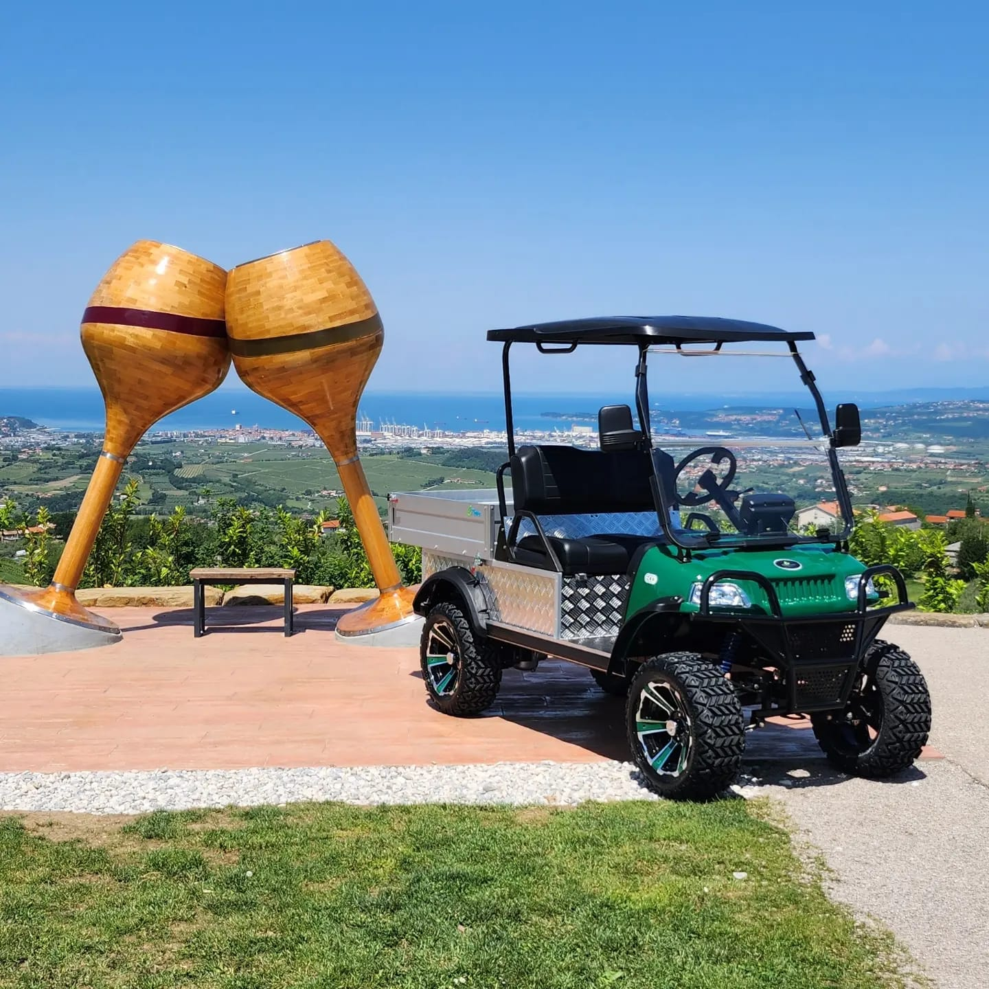 HDK EVOLUTION Buggy 2 Seat Pick up for Sale Scooters Cheap Electric Golf Cart Price 4 Wheel 48V Battery Mini Truck