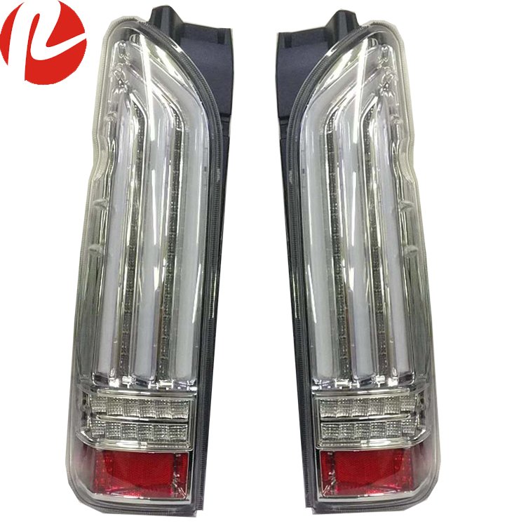 Hiace Van KDH200 2005-2018 LED Tail Lamp Light Clear Bottom Smoke Cover