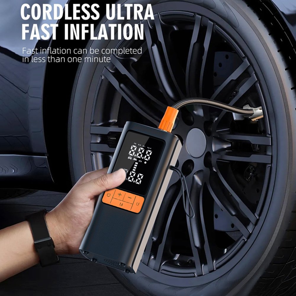 2024 New Arrival Car Air Pump Manufacturer Portable Air Pump for Car Tires Bike&Motorcycle 12V Electric Car Air Compressor Pump