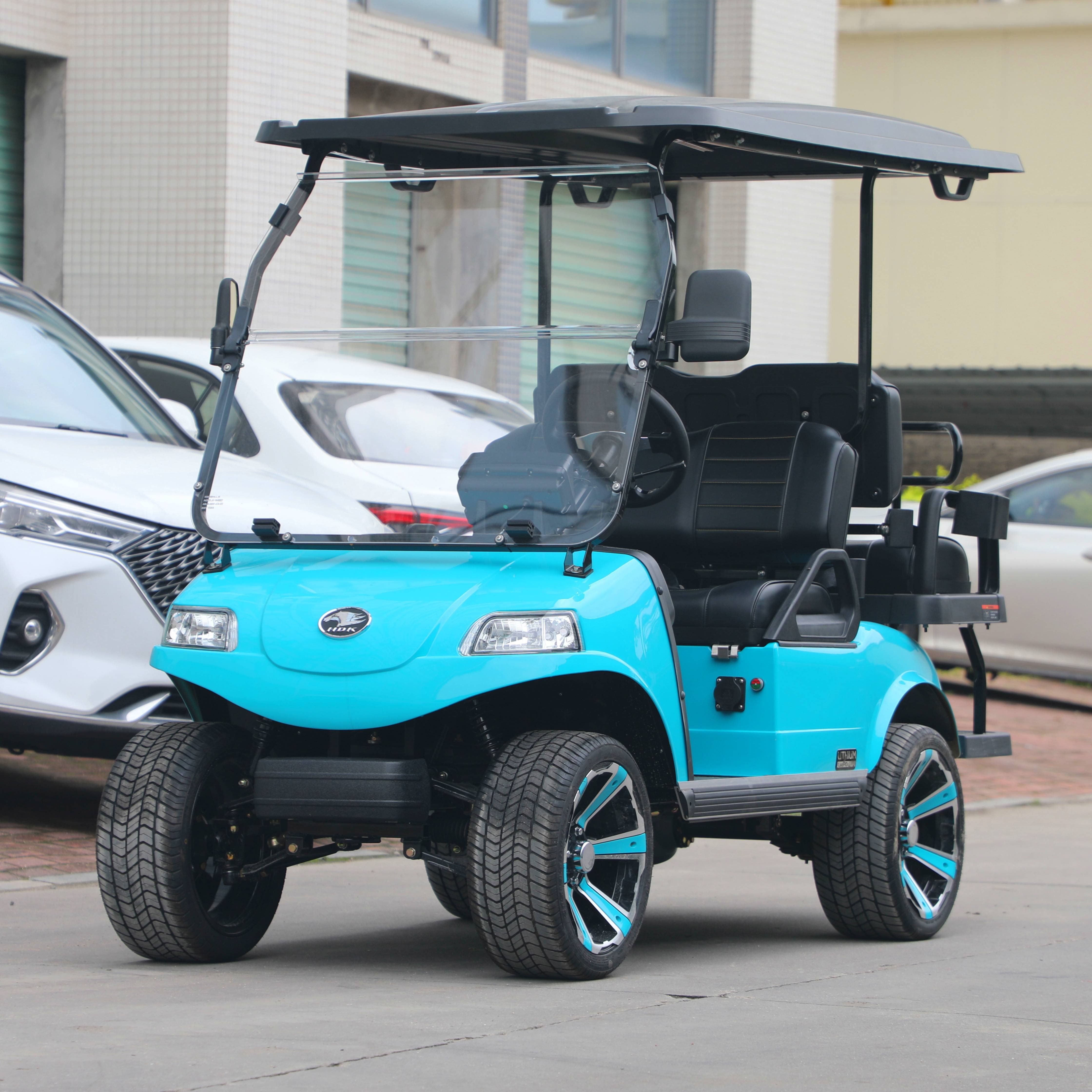 HDK EVOLUTION 4 Seater Wholesale Scooters Club Garden Utility Vehicles Car for Adults 48V 72V Golf Cart Mini jeep