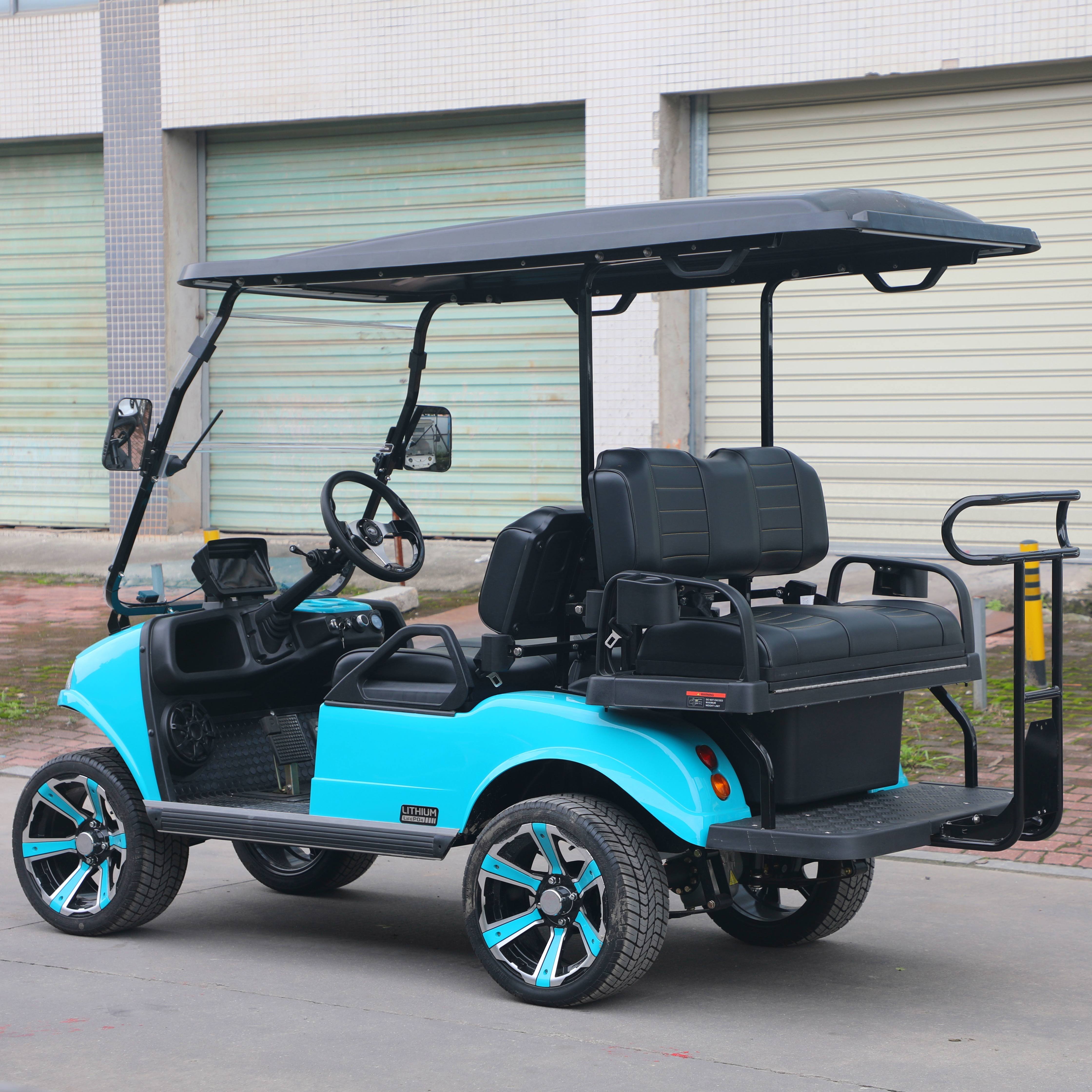 HDK EVOLUTION 4 Seater Wholesale Scooters Club Garden Utility Vehicles Car for Adults 48V 72V Golf Cart Mini jeep
