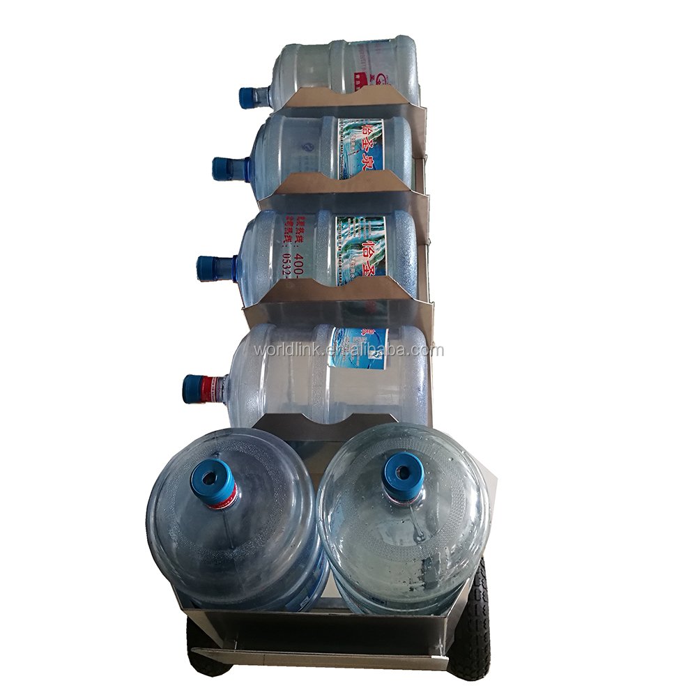 250kgs High Steel Foldable Trolleys for 5 Gallon Water Bottle
