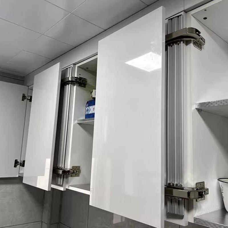 Folding Soft Closing Parallel Plane Sliding Door Hardware for Kitchen Cabinet