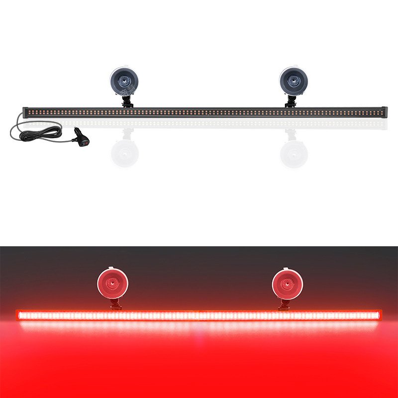 Yosovlamp Car Front and Rear Windshields Modified with LED Ranger Long bar Lights 82cm Multifunctional Roof Warning Lights