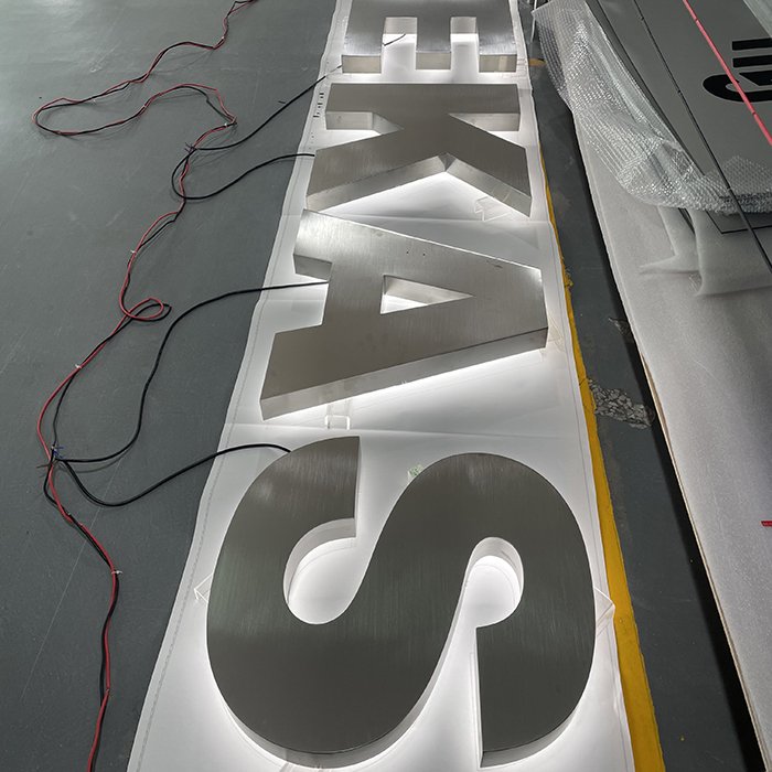 0utdoor Metal Led Sign Custom Led logo Sign Custom Signage Custom logo Wall logo Acrylic Advertising Sign