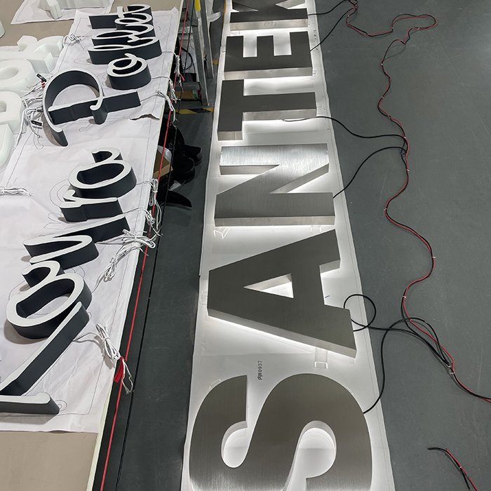 0utdoor Metal Led Sign Custom Led logo Sign Custom Signage Custom logo Wall logo Acrylic Advertising Sign