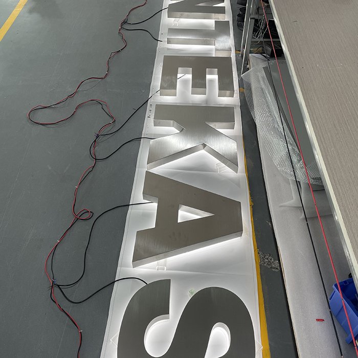 0utdoor Metal Led Sign Custom Led logo Sign Custom Signage Custom logo Wall logo Acrylic Advertising Sign