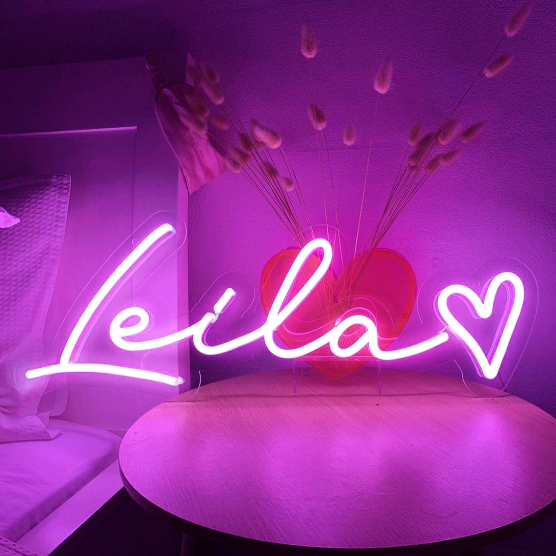 Custom Name Neon Sign Light Wedding Neon Light Decor Kid Room Decorations Personalized Gifts for Baby Children Son Daughter