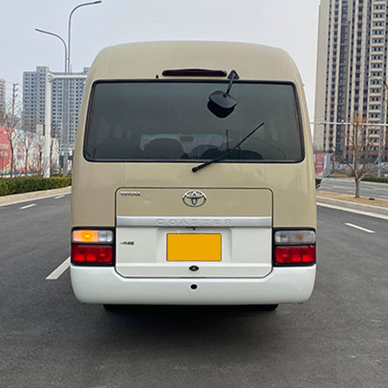 Hot Selling Toyo Coster Bus 2TR Gasoline Engine Used Toyo Coster 23 Seats Uesd Coach Bus Long Distance Bus