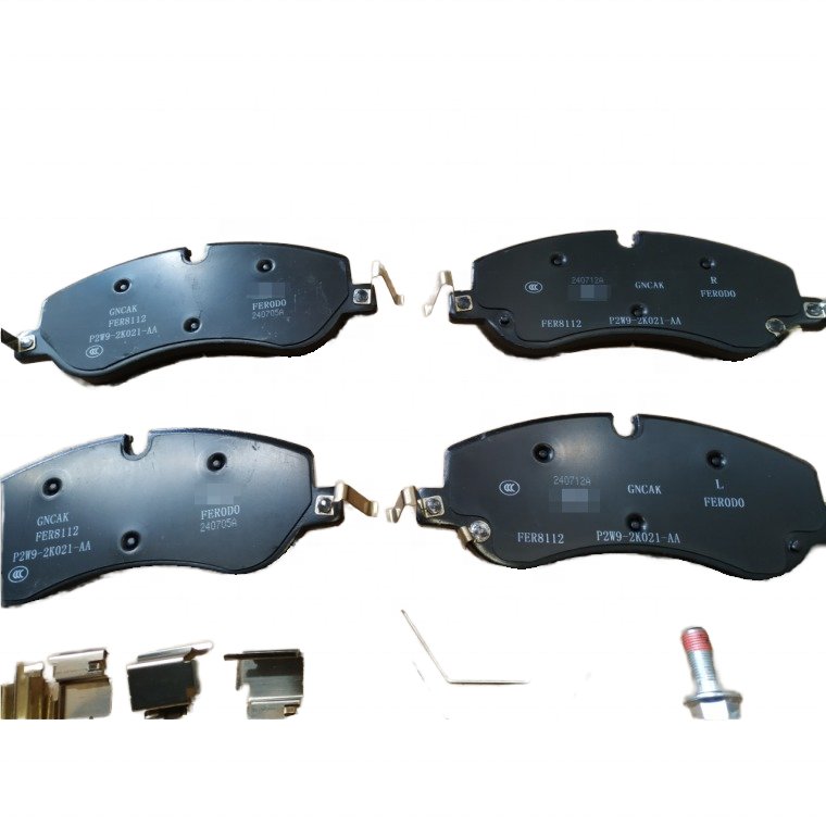 High Quality NAO Ceramic Front Brake Pads Set Clip for Ford Transit V363 P2W9-2K021-AA Single Tyre New Condition Rear Position
