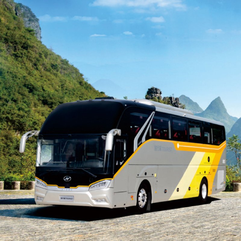 Used Luxury Tour Bus 55 Seaters Diesel LHD coach Bus