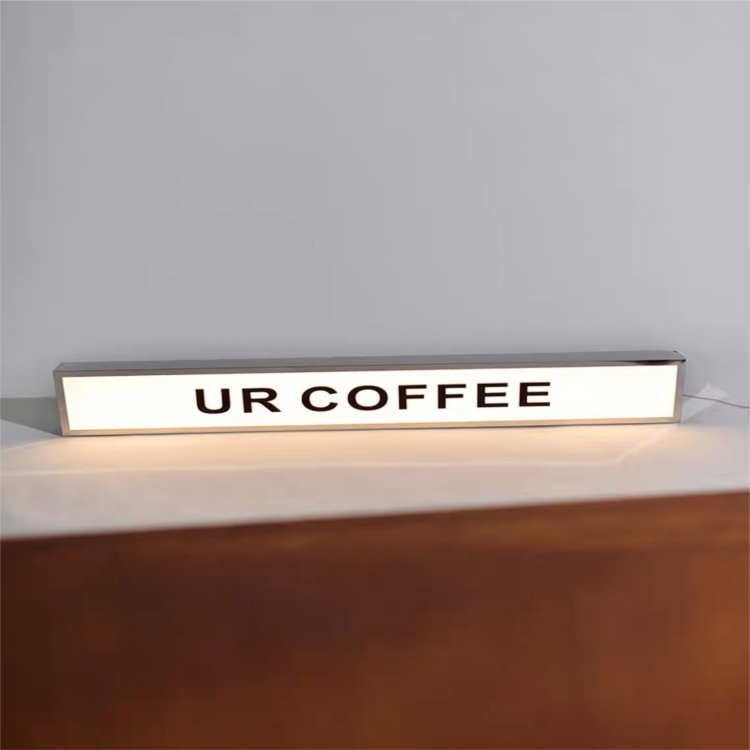 Customized Size Real Estate Agent or Restaurant Menu Board Crystal LED Light Box Photo Frame Slim or Picture Frame Acrylic 28