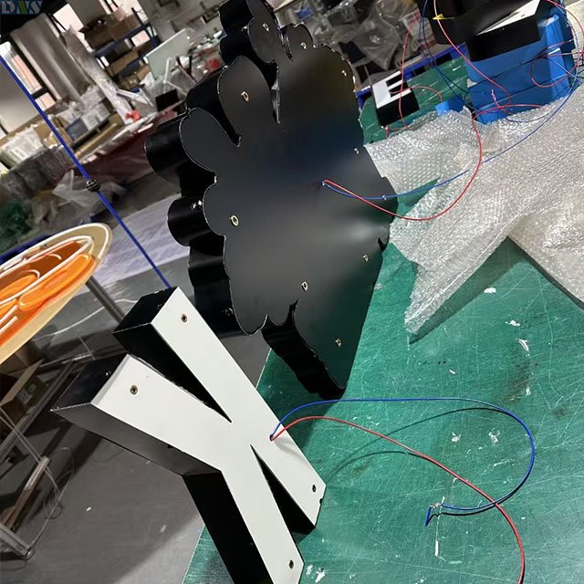 Metal Signs Wholesale Trade Frontlit Sign Luminescent Sign Aluminium Stainless Steel Frontlit Letters