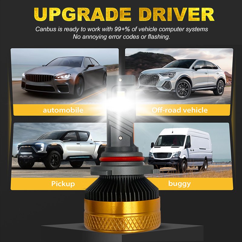 Factory 22000LM 220W Car Headlight 4575 CSP H7 9005 9006 Auto Car Light Bulb H11 H8 H9 H4 12V 6000K Fog Light