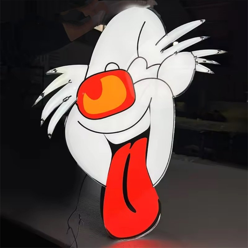 Customizable Sign Business Reception Led Signs 3d Signage Metal Logo Backlit Store Front Sign Channel Letter