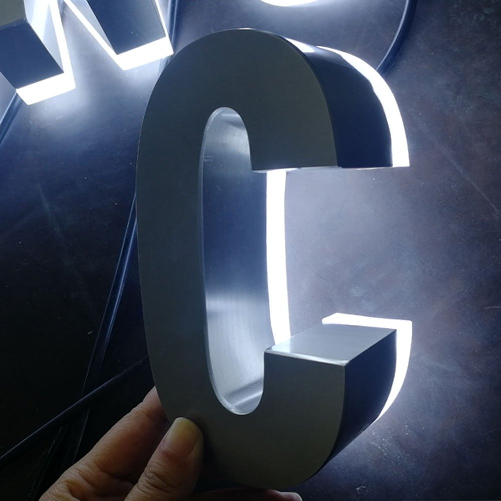 Attractive 3D LED Light Box Business Advertising Aluminum Letters Sign Cars Companies Parks-DC/AC Power Supply Neon LED Light