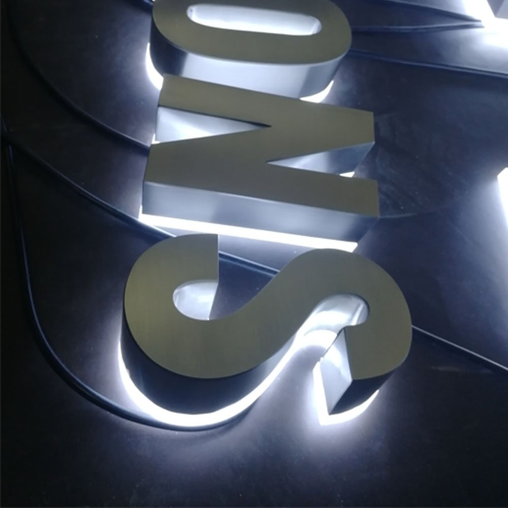 Attractive 3D LED Light Box Business Advertising Aluminum Letters Sign Cars Companies Parks-DC/AC Power Supply Neon LED Light