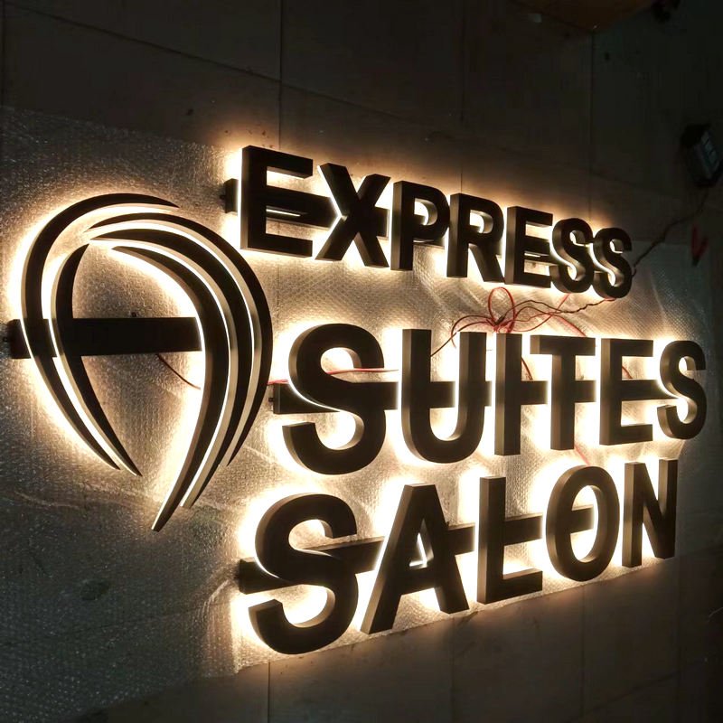 Custom Waterproof Outdoor Solar Led Sign Business Signs logo 3D Led Channel Letter Solar Light Store Front Sign