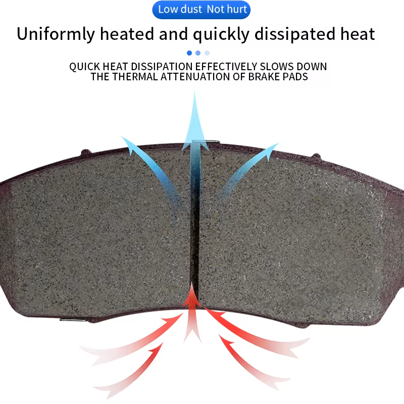 Excellent Red Black Brake Pads Cars Semi-metalic Ceramic Nao for toyota camry Venza EG3502300C1 S6-3502210A