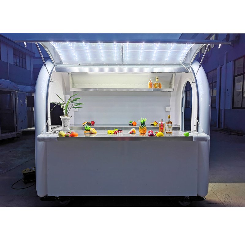 Street Using Fast Food Vintage Food Truck New Style Food Trailer