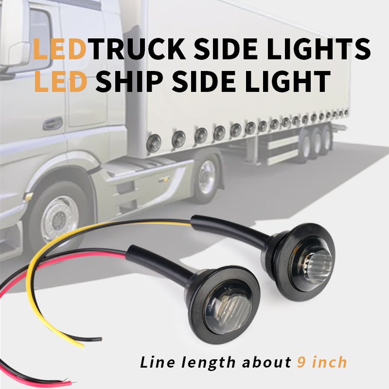 Factory Price Truck Universal Waterproof 12 24 Volt LED Side Marker Light in Stock