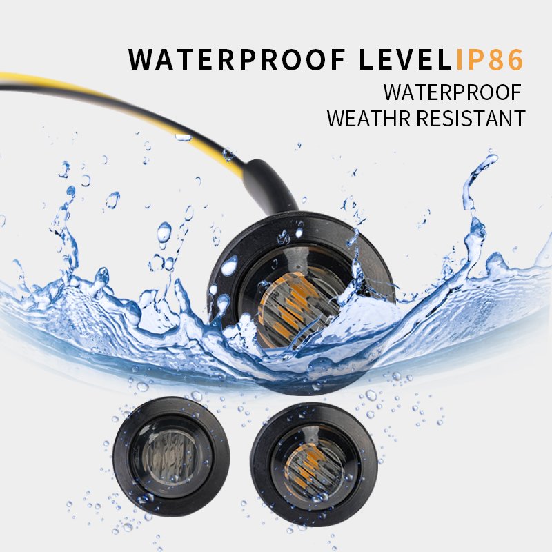 Factory Price Truck Universal Waterproof 12 24 Volt LED Side Marker Light in Stock