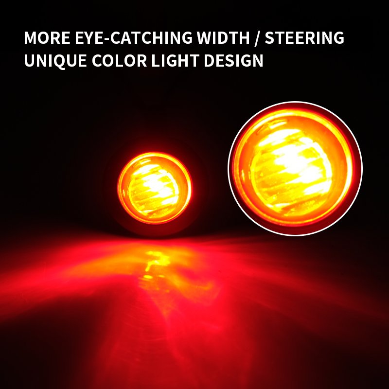 Factory Price Truck Universal Waterproof 12 24 Volt LED Side Marker Light in Stock