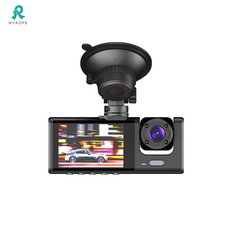 Windshield Camera for Cars Automotive Accessories Vehicle Dashcam 1080P 3 Channel Cameras
