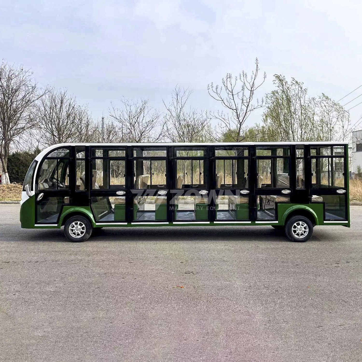 Luxury 20 Seats Bus Vehicle Suitable for All Weather Tourist Sightseeing Bus