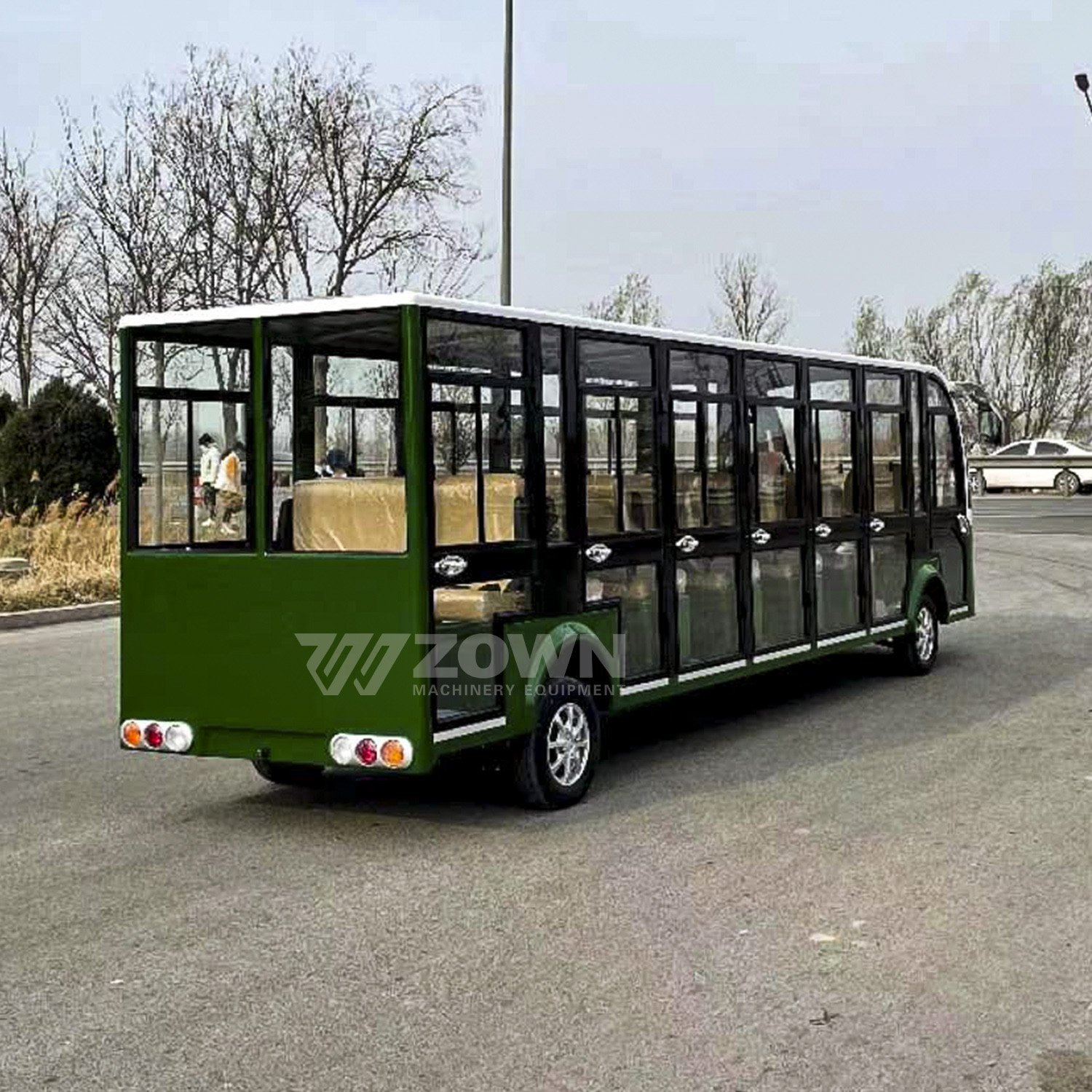 Luxury 20 Seats Bus Vehicle Suitable for All Weather Tourist Sightseeing Bus