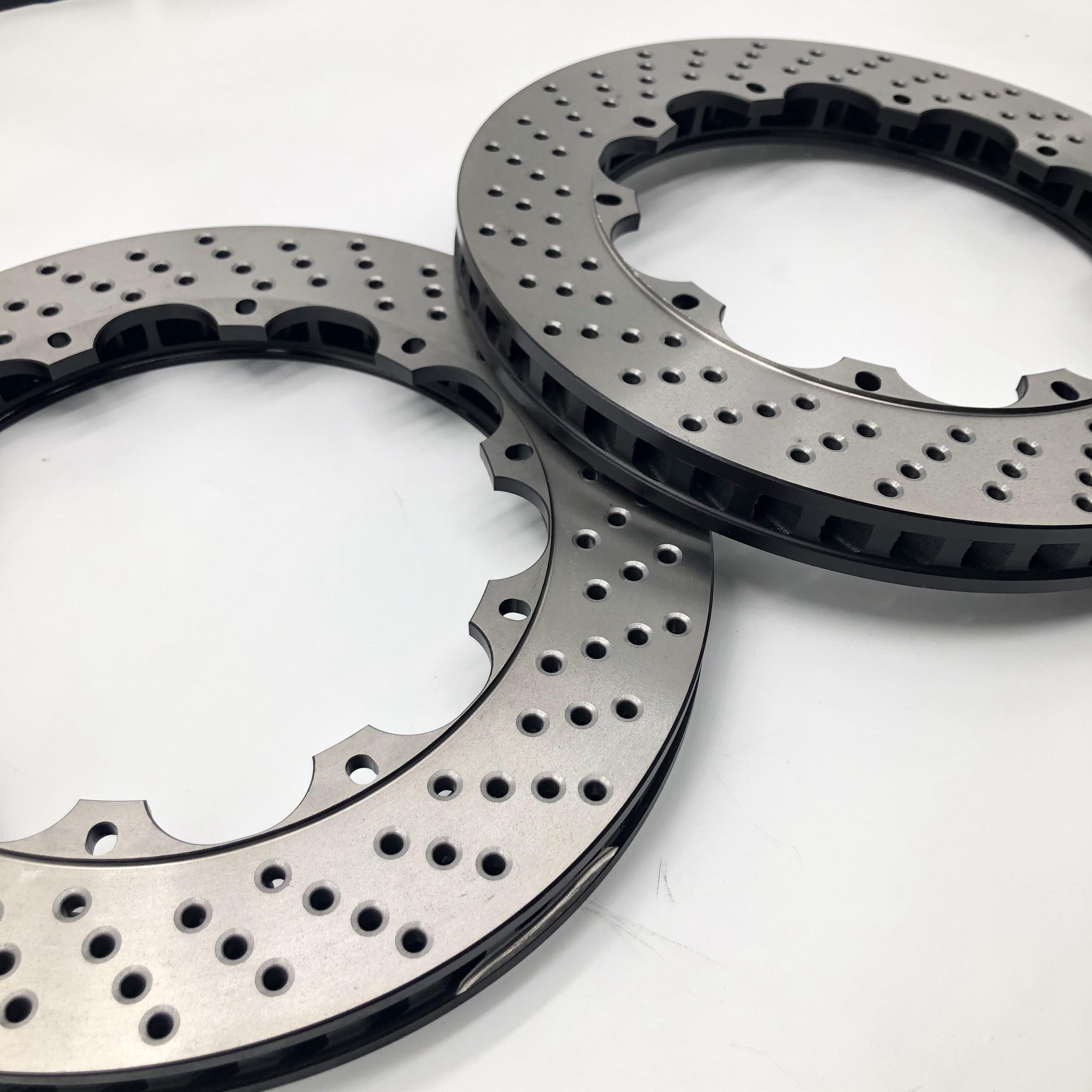 Front Rear Auto High Performance Racing Brake Disc Customizable Brake Rotor 330 360 370 380 390mm Grey Cast Iron