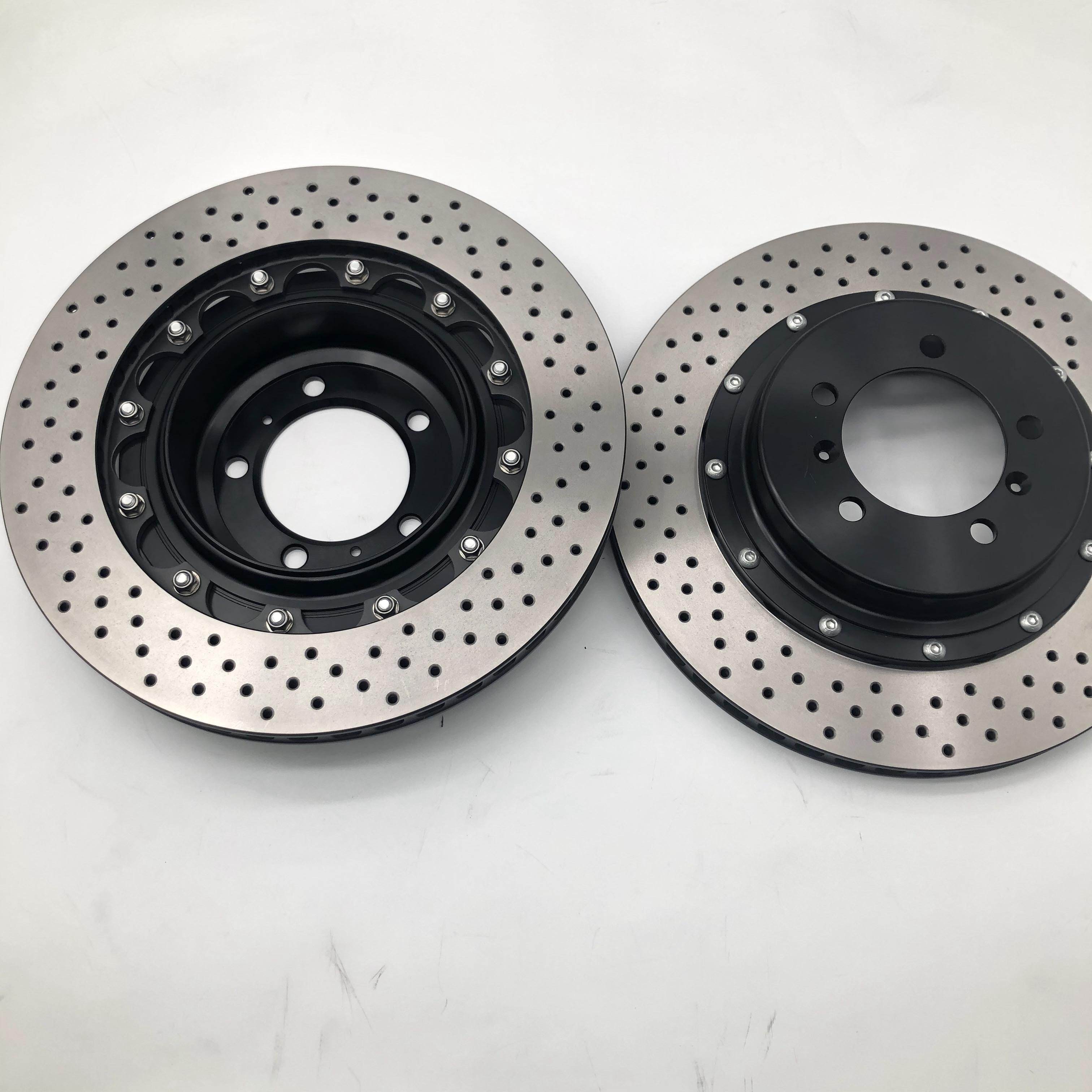 Front Rear Auto High Performance Racing Brake Disc Customizable Brake Rotor 330 360 370 380 390mm Grey Cast Iron