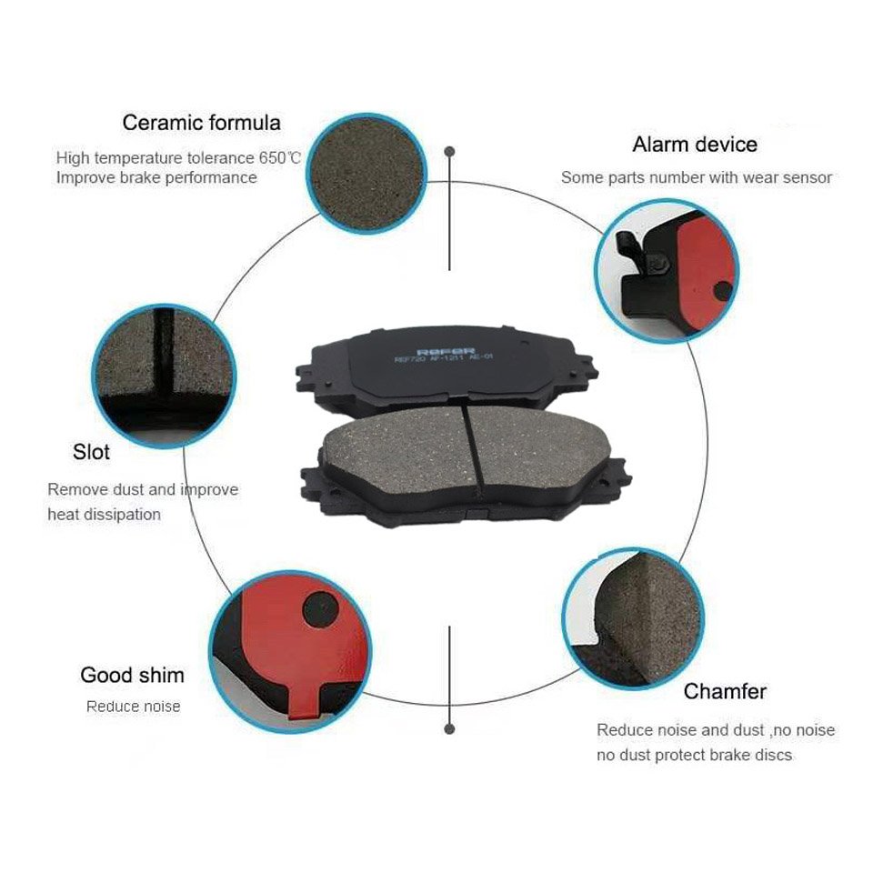 Wholesale Car Brake System Accessories Factory QR185 for Nissan KICKS Auto Bus Part No Noise Disc Brake Pad Manufacturer