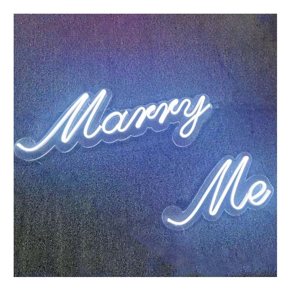 Weeding Neon Decoration Custom Design 3D Letter Marry Me & Better Together & Lets Party LED Sign