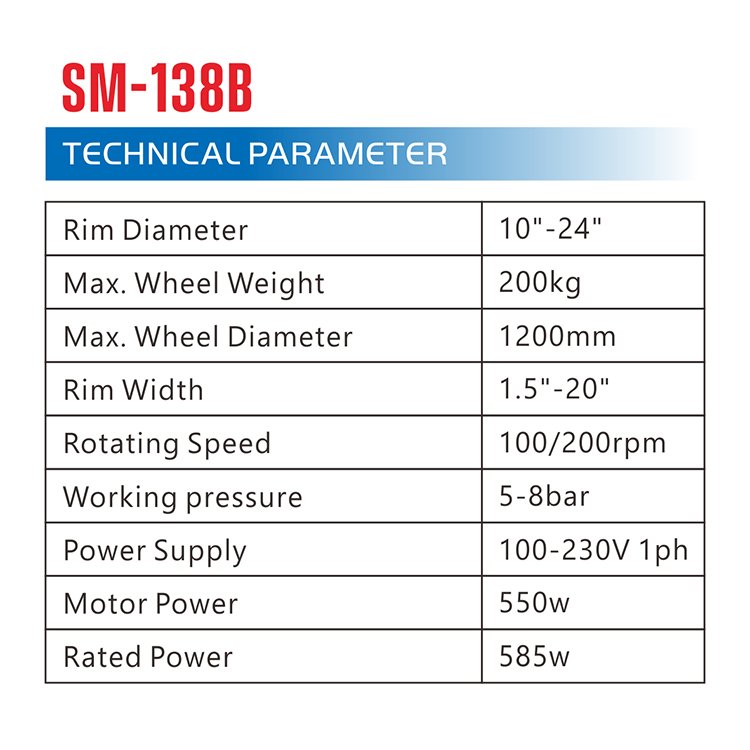 SM-138B Truck and Bus Wheel Balancer Machine with the Car or Truck Conversion Function Key Include Protective Cover