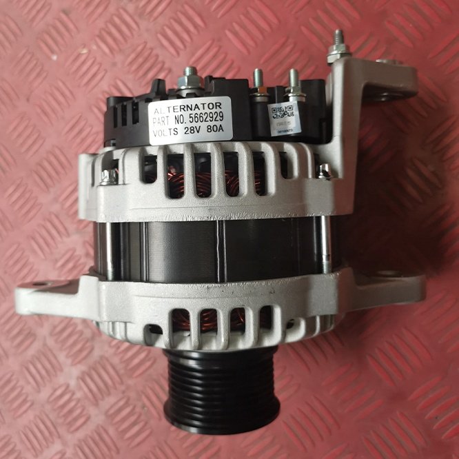 ISDF4.5 DCEC 28V 80A Original Genuine Aftermarket Motor Parts 24 Volt Alternator 5662929