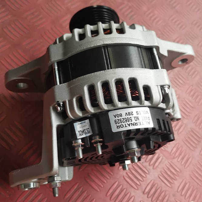 ISDF4.5 DCEC 28V 80A Original Genuine Aftermarket Motor Parts 24 Volt Alternator 5662929