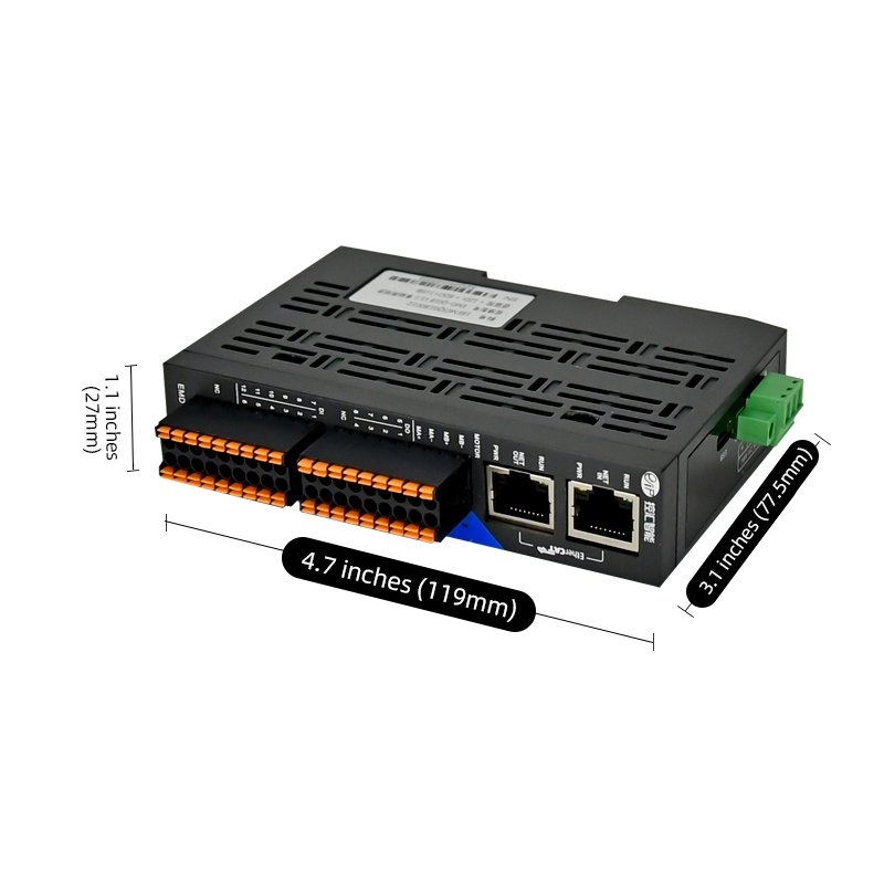 Stepper Drive 12DI 8DO RJ45 LAN Interface Supports 2 Phase 4 Wire Stepper Motors Industrial Ethernet Ethercat Bus Communication