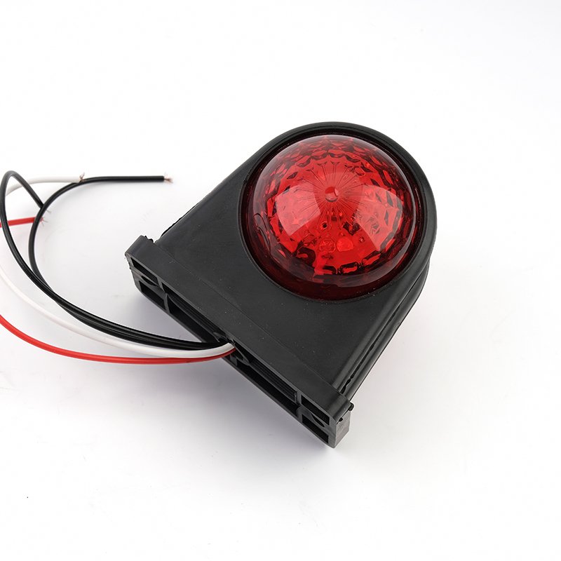 Rubber Double Side LED Marker Indicator Lamps for Trucks Trailers Bus Coach Caravan