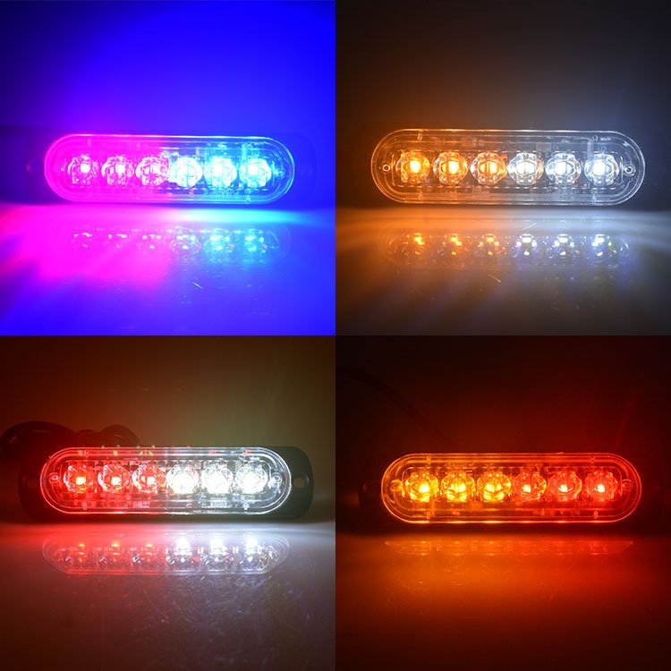 New 12V LED Truck Lights Strobe Emergency Ambulance Side Marker Indicator Trailer Side Light External LED Truck Lights