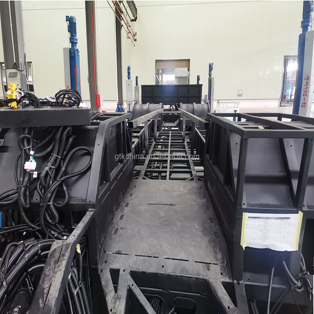 Hot Sale 373kwh New Energy Pure Electric 12m City Bus Chassis Public Transport Electric Bus Chassis for Sale