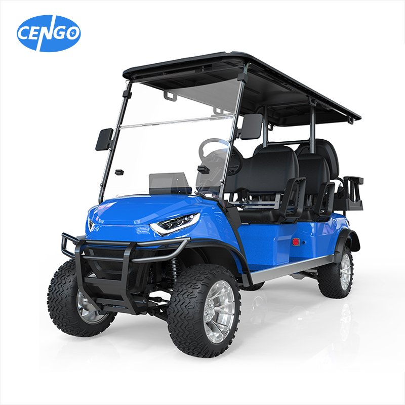 New Modle Style 6 Seat Sightseeing Bus Club Cart Electric Golf Buggy Hunting Cart