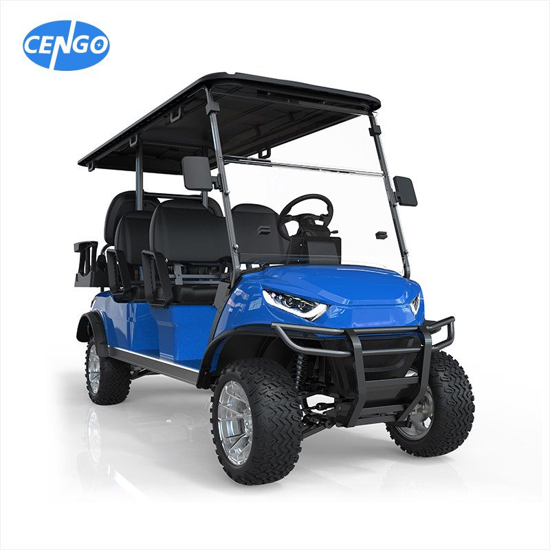 New Modle Style 6 Seat Sightseeing Bus Club Cart Electric Golf Buggy Hunting Cart