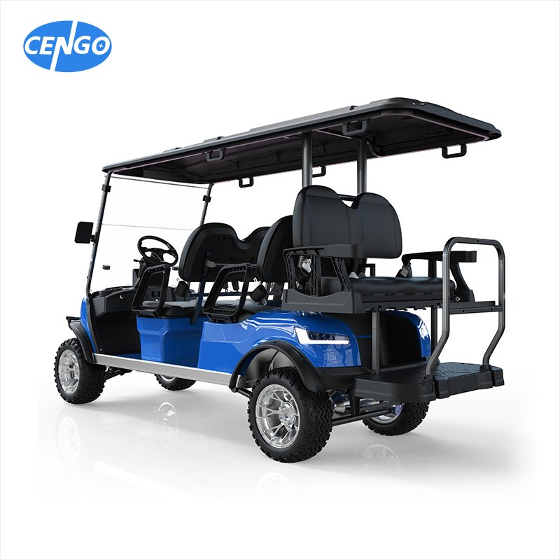 New Modle Style 6 Seat Sightseeing Bus Club Cart Electric Golf Buggy Hunting Cart