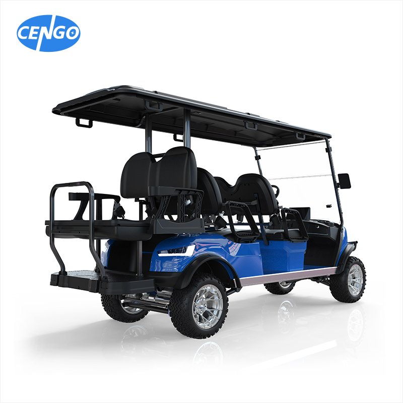 New Modle Style 6 Seat Sightseeing Bus Club Cart Electric Golf Buggy Hunting Cart