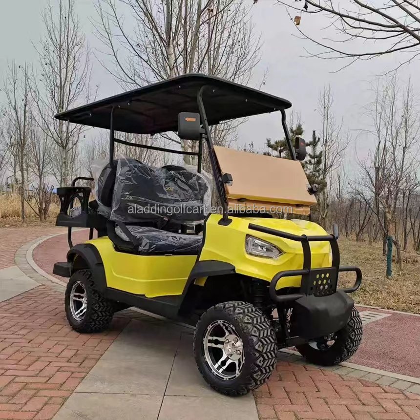 Club Carts 6 8 Seater Gasoline Petrol Golf Cart Vehicles Power Glide 48V Electric Golf Crts Lithium Battery Golf Cart
